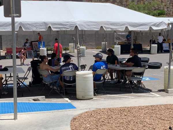 El Paso men got to enjoy themselves at a men's health and wellness fair